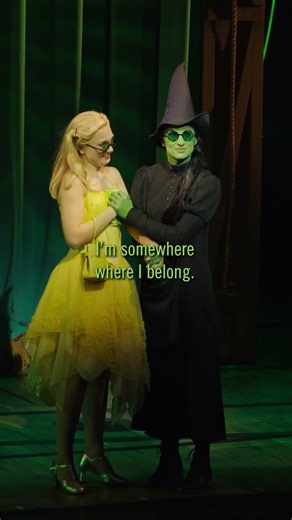 Keri René Fuller and Emma Flynn in WICKED on Broadway
