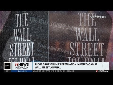 Judge dismisses president's lawsuit against the Wall Street Journal
