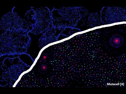 Mutacell: Electrostatic particles