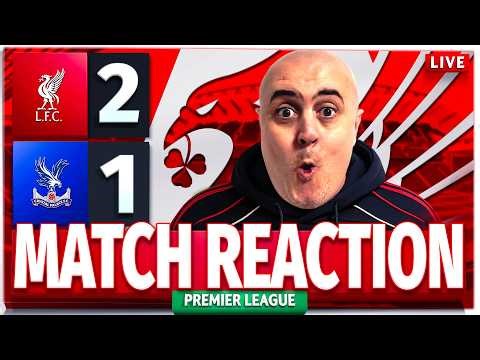 LIVERPOOL 3-1 CRYSTAL PALACE! Craig's LIVE Match Reaction