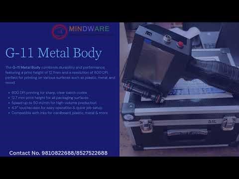 Best Handheld Inkjet Printer 2026: Batch Code, MRP & Expiry Date Printing by MINDWARE NEW DELHI