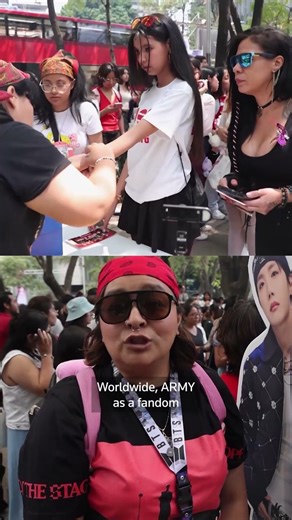 💜 BTS fans celebrate in Mexico City