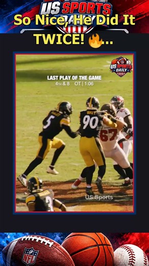 So Nice, He Did It TWICE! Steelers vs. Saints NFL