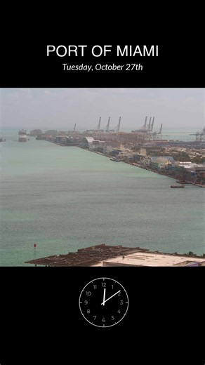 Late arrivals today at the port and tug assitance | Miami Port Cruise