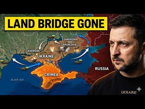 Moscow’s Land Bridge to Crimea Is Gone – Russia Panic as Ukraine Cuts Main Ground Connection