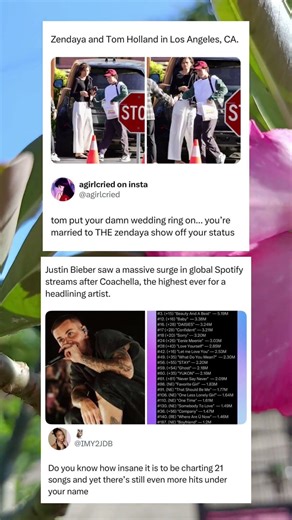 Justin Bieber Spotify Streams Explode After Coachella Performance 🎤🔥