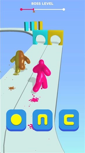 Spider Man ❤️ Vs Captain America 💙😲 Blob Shifter 3d Boss Level #shorts #gameplay #games #gaming