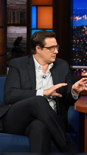 The Late Show on Instagram: "@chrislhayes points out Trump’s hypocrisy in condemning violence towards peaceful protesters. #Colbert #ICE #Minneapolis"