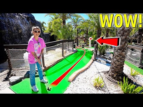We Played One of the BEST Mini Golf Courses in Florida!