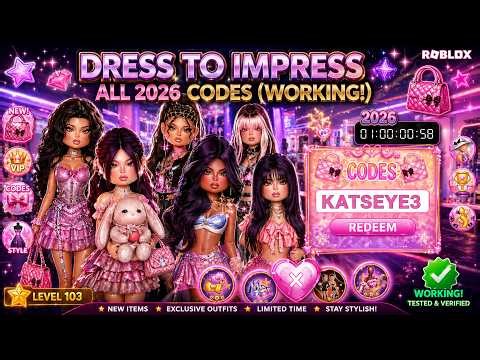 *NEW* ALL WORKING CODES FOR DRESS TO IMPRESS IN MAY 2026! ROBLOX DRESS TO IMPRESS CODES