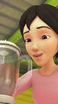 Opah masak apa tu? #upinipin #shorts