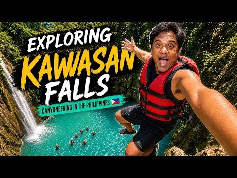 DO NOT Miss This in Philippines! Cliff Jumping 🫣 in Kawasan Falls 🇵🇭 #EP 4