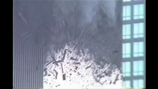 There are literally people hanging on to metal and falling with the debris on 9/11! 😮😳Video clip: A 110 story building next to Building 3 is coming down.Building 3, was 22 stories.Once the dust settled, where is the rubble?There is only some aluminium cladding, dust and paper on the ground. Where is all the steel, that should be in the street?