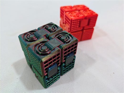 Multi Textured Infinity Cube Fidget Toy – Flip, Fold, and Focus! - Etsy