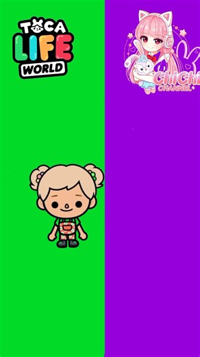 Toca Boca vs Anime🔥change the toka boka to anime Subscribe to my channel and like it.