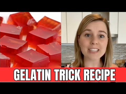 GELATIN TRICK RECIPE – BARIATRIC GELATIN HACK – WHAT ARE THE INGREDIENTS IN THE GELATIN TRICK