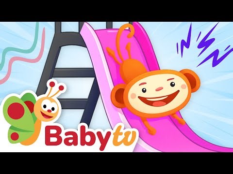 Olivers spannende dag in de speeltuin met vrienden | BabyTV