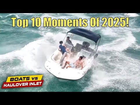 Top 10 Craziest Moments of 2025!! | Boats vs Haulover Inlet