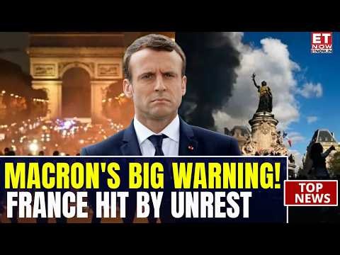 France Riots Escalate: Tear Gas, Looting and Clashes Follow Mass Anti-Government Rallies | ET Now