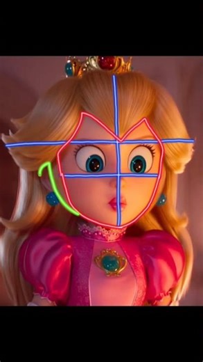 How to draw Princess Peach from super mario galaxy ✨#ytshorts #tutorial