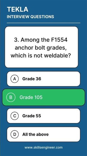 Tekla Interview Questions #civilengineering #mechanicalengineering #engineerlife #teklastructures