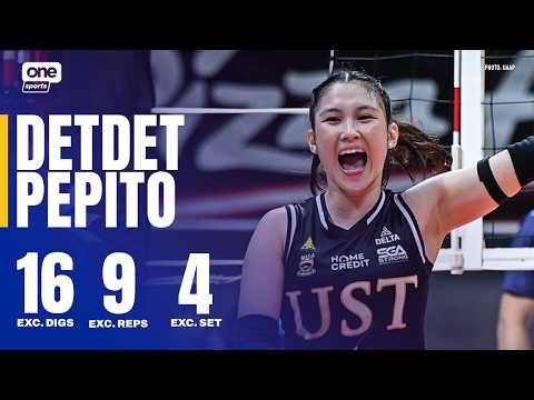 Detdet Pepito ANCHORS UST in sweep win vs Adamson | UAAP Season 88 Women’s Volleyball | HIGHLIGHTS
