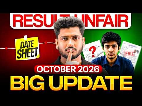 NIOS Big Update 🔥 October 2026 Date Sheet, TMA & Result Unfair?
