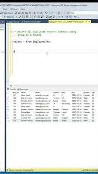 How to remove duplicate records from the table in SQL #shorts #sql #coding #sqlqueries