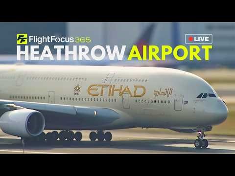 Heathrow Airport Live - CROSSWIND Monday 30th March 2026