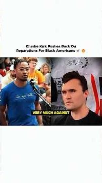 Do you support reparations for black americans? 🤔 #debate #charliekirk