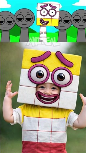 Incredibox Sprunki OC - Thirteen (from Numberblocks) As Human In Real Life!
