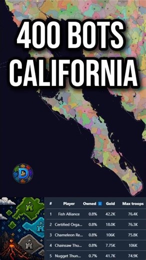 400 Bots Fight for Baja California