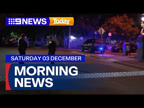 Active crime scene in Fitzroy; A miner trapped at Queensland mine | 9 News Australia