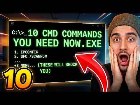 10 CMD Commands Every Windows User Should Know in 2026 ⚡ (Save Time Fast)