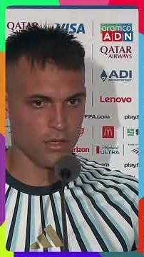 Lautaro Martínez elogia a Messi tras remontada a Egipto