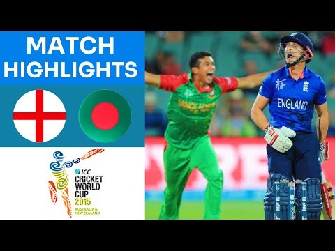 England vs Bangladesh | Match Highlights | Cricket World Cup 2015 | Pool B, Adelaide