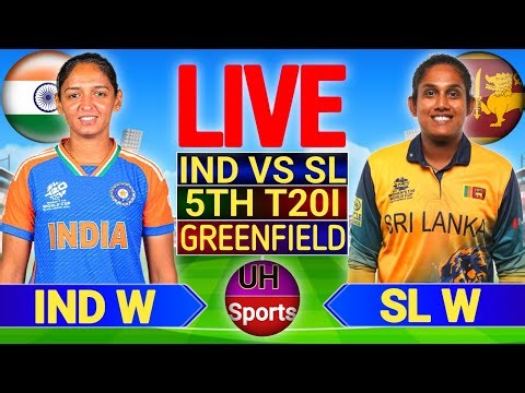 🔴Ind W vs Sl W 5th T20 2025 | India W vs Srilanka W Live Cricket Match Score & Latest Updates
