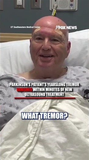WATCH: Parkinson's patient's tremor vanishes after new non-invasive treatment #fox #shorts #breaking