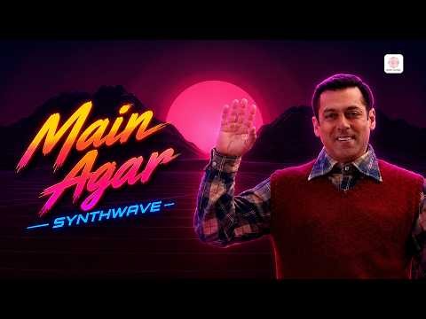 Main Agar - Synthwave Remix (Visualiser) | Atif Aslam | Salman Khan | Pritam | Tubelight