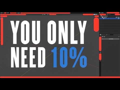 You Only Need 10% of Blender (Stop Overcomplicating It)
