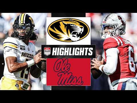 Missouri Tigers vs. Ole Miss Rebels | Full Game Highlights | ESPN College Football