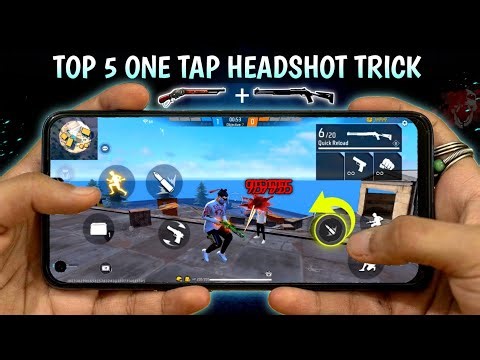 99% One Tap Headshot Trick + Setting 😈 [ M1014 + M1887 ] Become a Pro in Free Fire ~