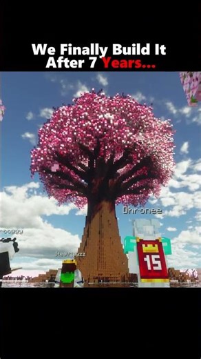 We Finally Build It After 7 Years...#minecraft