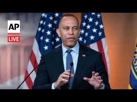 LIVE: Hakeem Jeffries holds a press conference