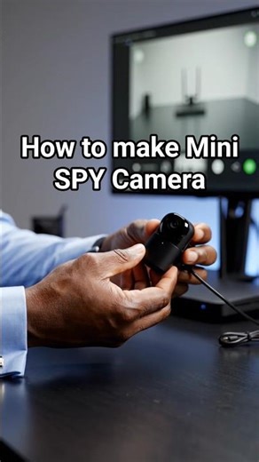 How to make mini spy camera || Home made cctv