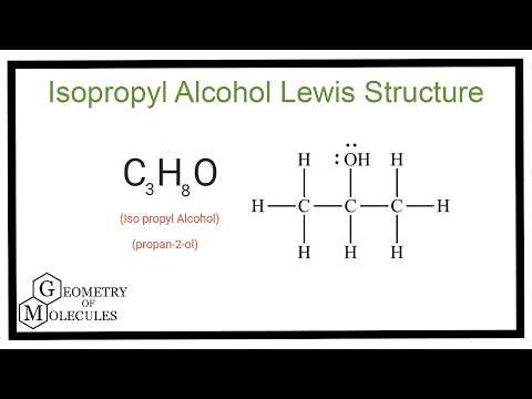 How To Draw Isopropyl Alcohol Lewis Structure