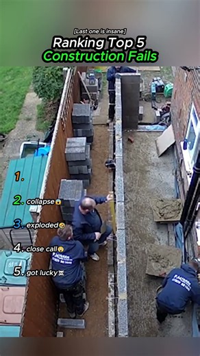Ranking Top 5 Construction Fails 😂🚧 Biggest Mistakes Ever!
