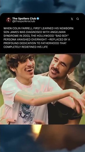 How Colin Farrell’s Son Changed His Life Forever #colinfarrell #angelmansyndrome #truestory #shorts