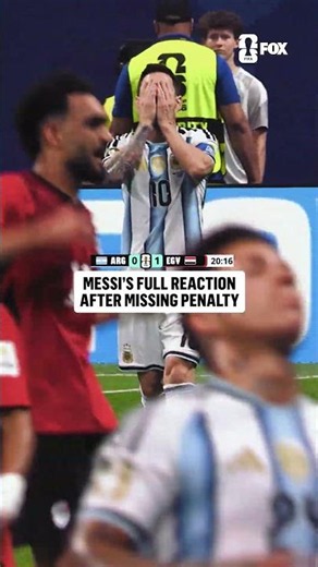 Messi can't find the equalizer for Argentina from the spot