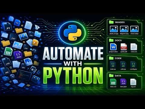 Build an Automated File Organizer with Python: Step-by-Step Tutorial 🔥